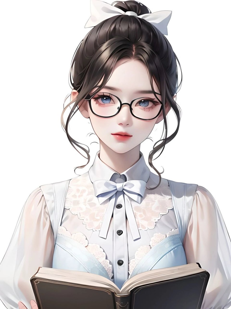 温柔知性书卷气女生头像壁纸 日更宝藏博主上线啦