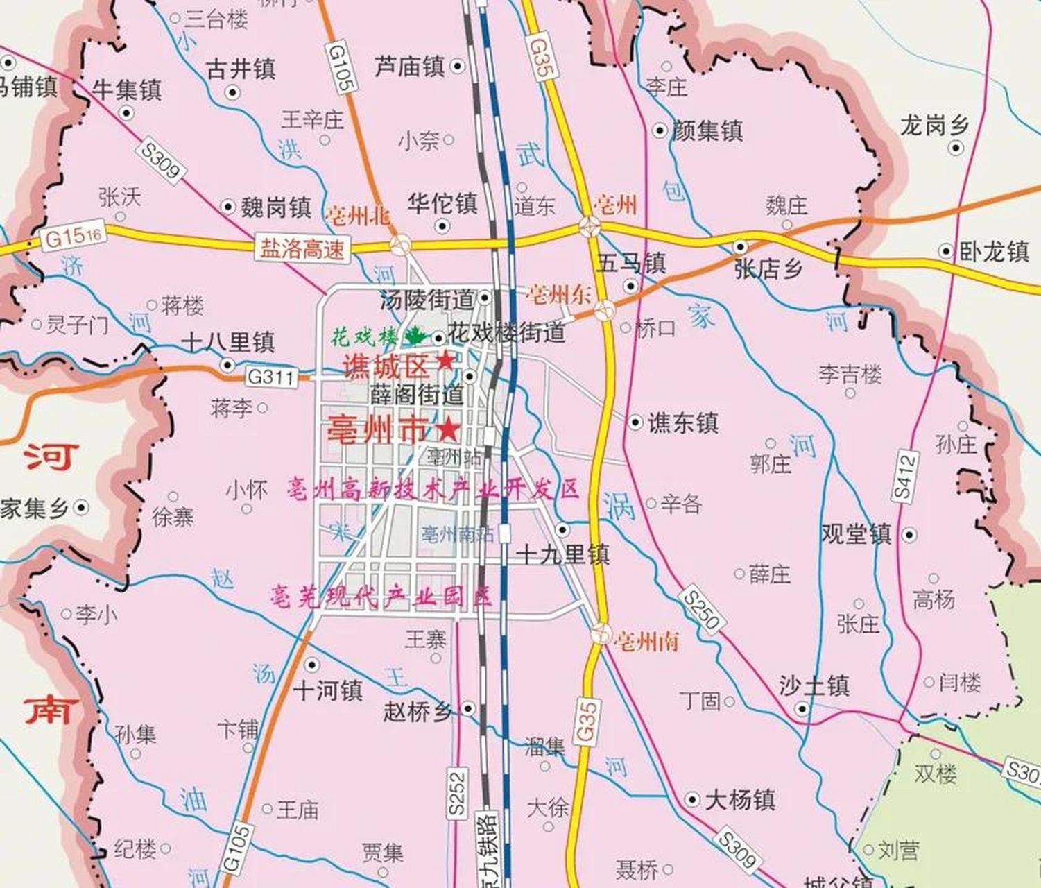 亳州高新区行政区划图图片