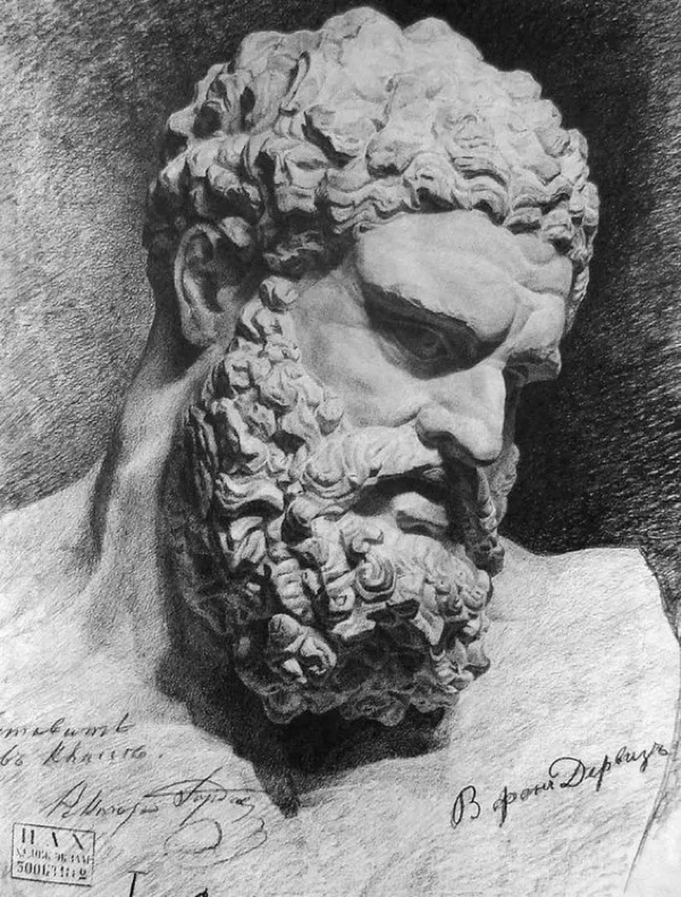 全球十大美院|列宾国立美术学院素描石膏 列宾美院原俄罗斯皇家美术