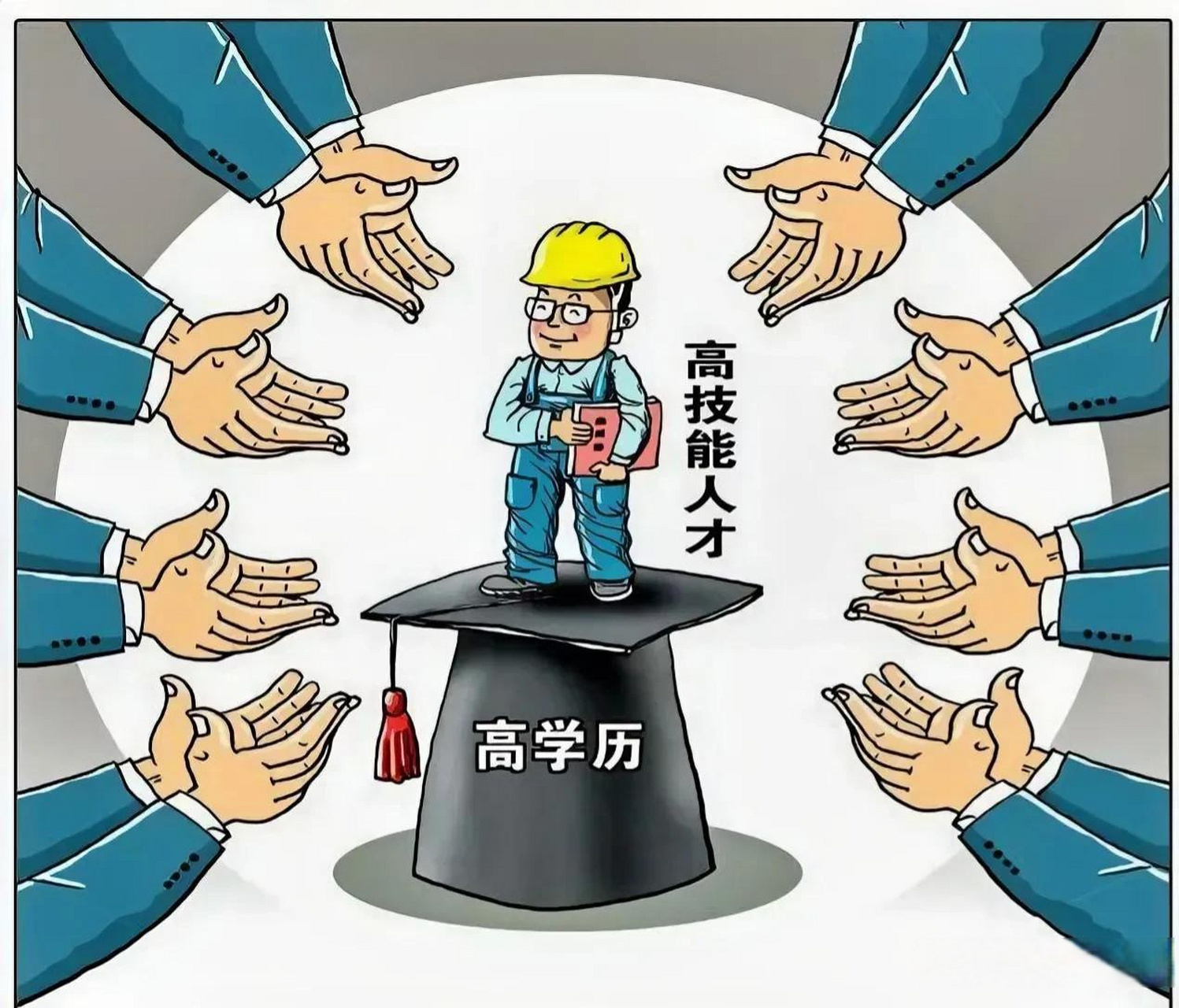 步入社会后,能力与学历同等重要.