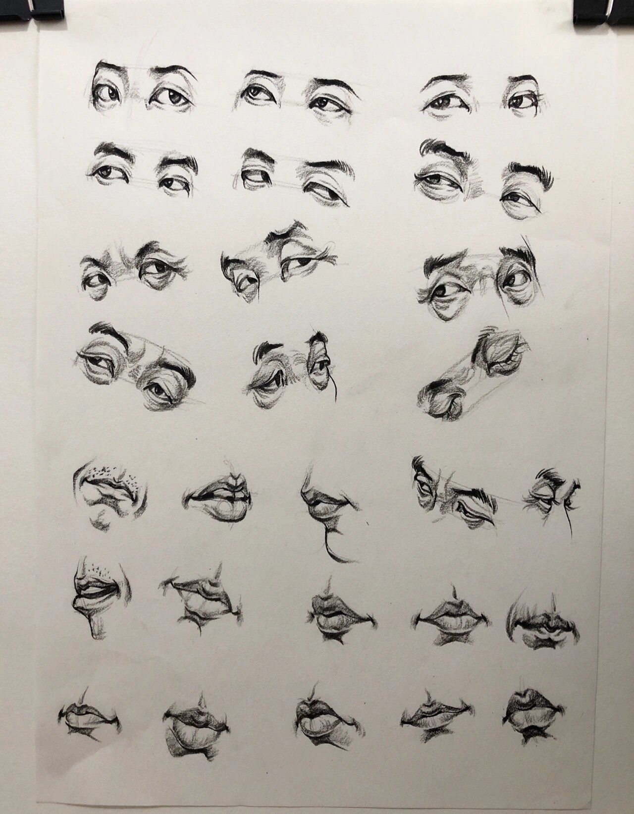 速写 | 五官(眼,嘴)