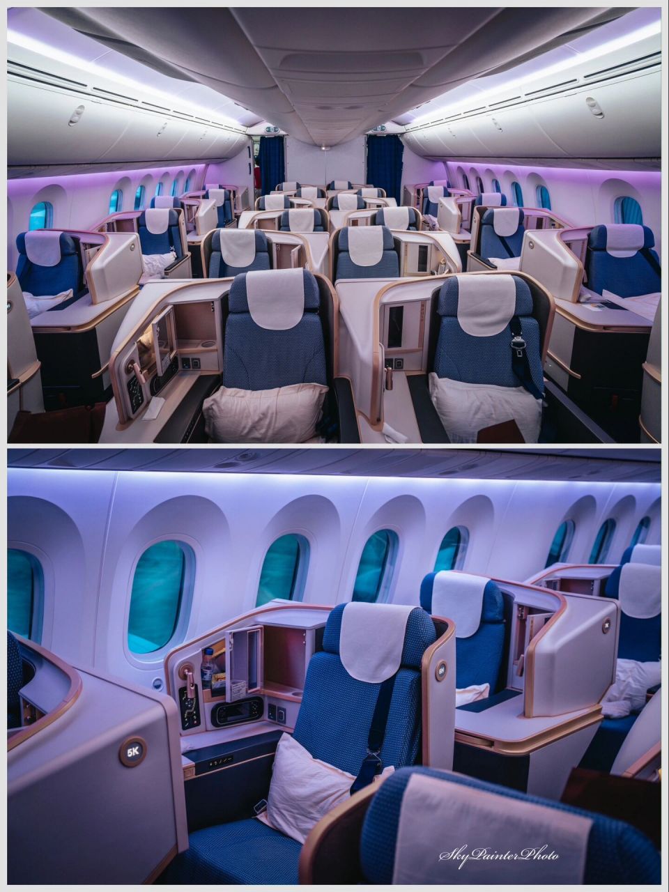 波音787空姐座位图片