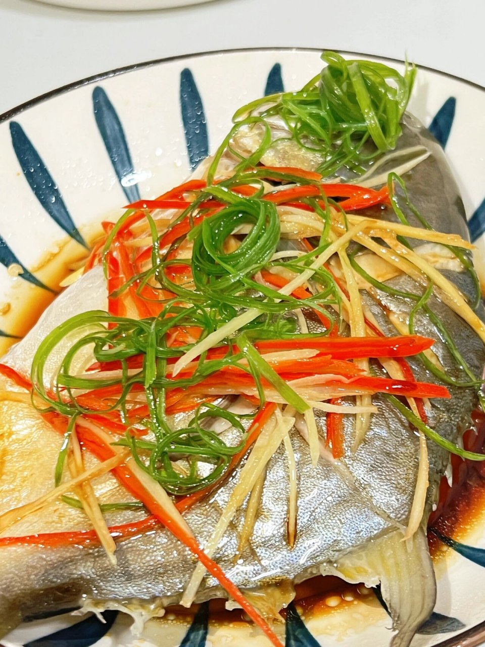 🔥清蒸金鲳鱼|简单方便超鲜嫩 金鲳鱼肉质细嫩,味道鲜美,用蒸即简单