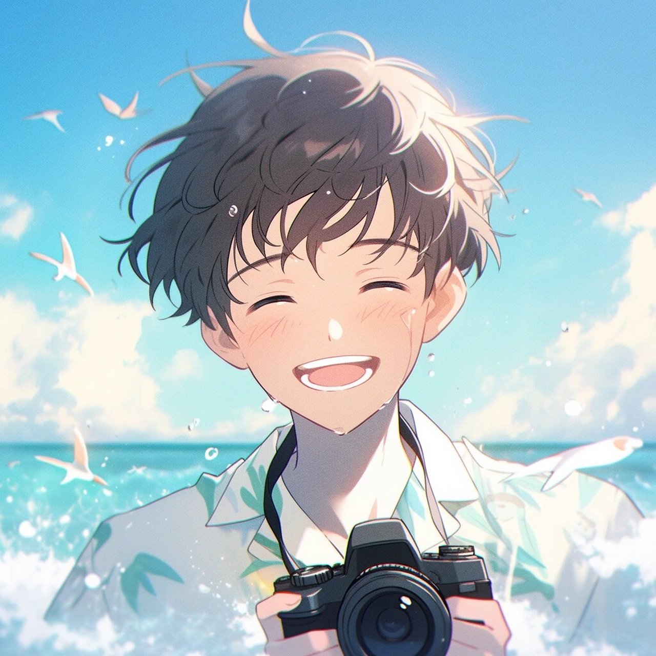 放肆的大笑 61 男生头像7815 动漫男头