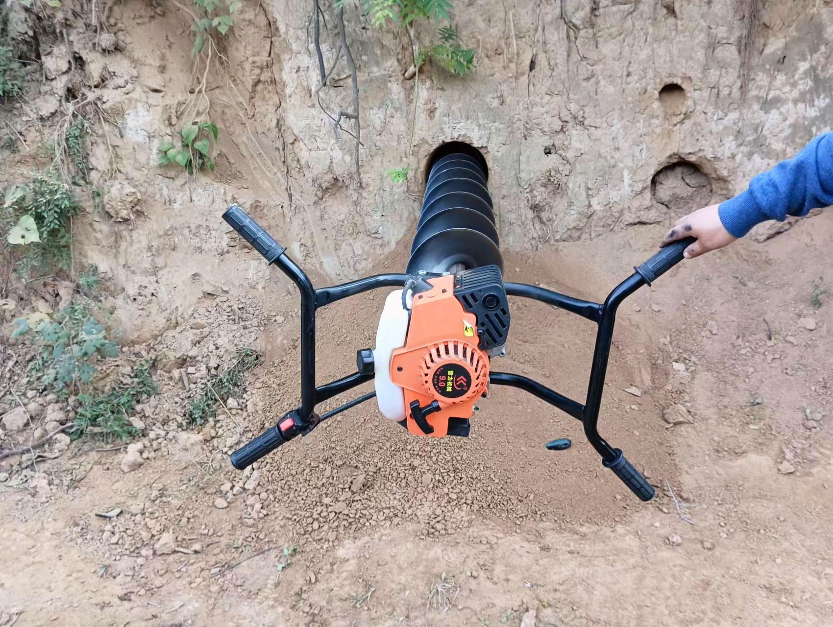 植树挖坑机 光伏打桩机 栽杆打洞机 横向钻孔机 护坡打孔机打桩机