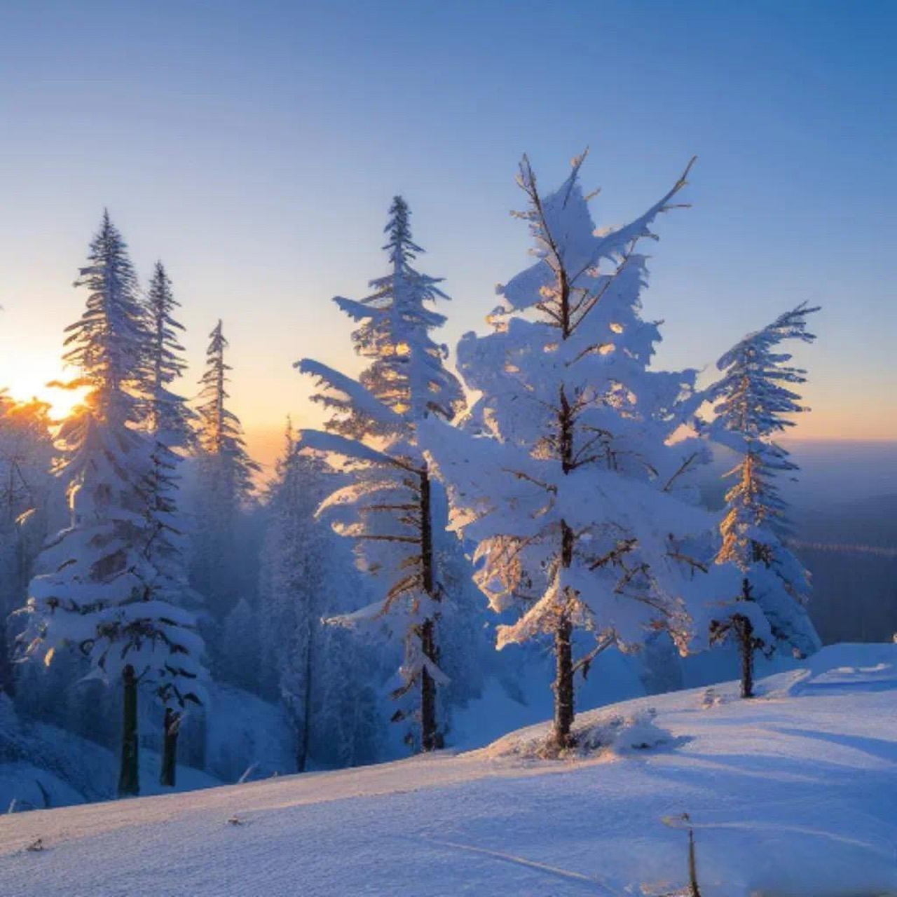 云游风物之旅东北冬天的景色美如画,雪花飘飘,银装素裹,让人置身于