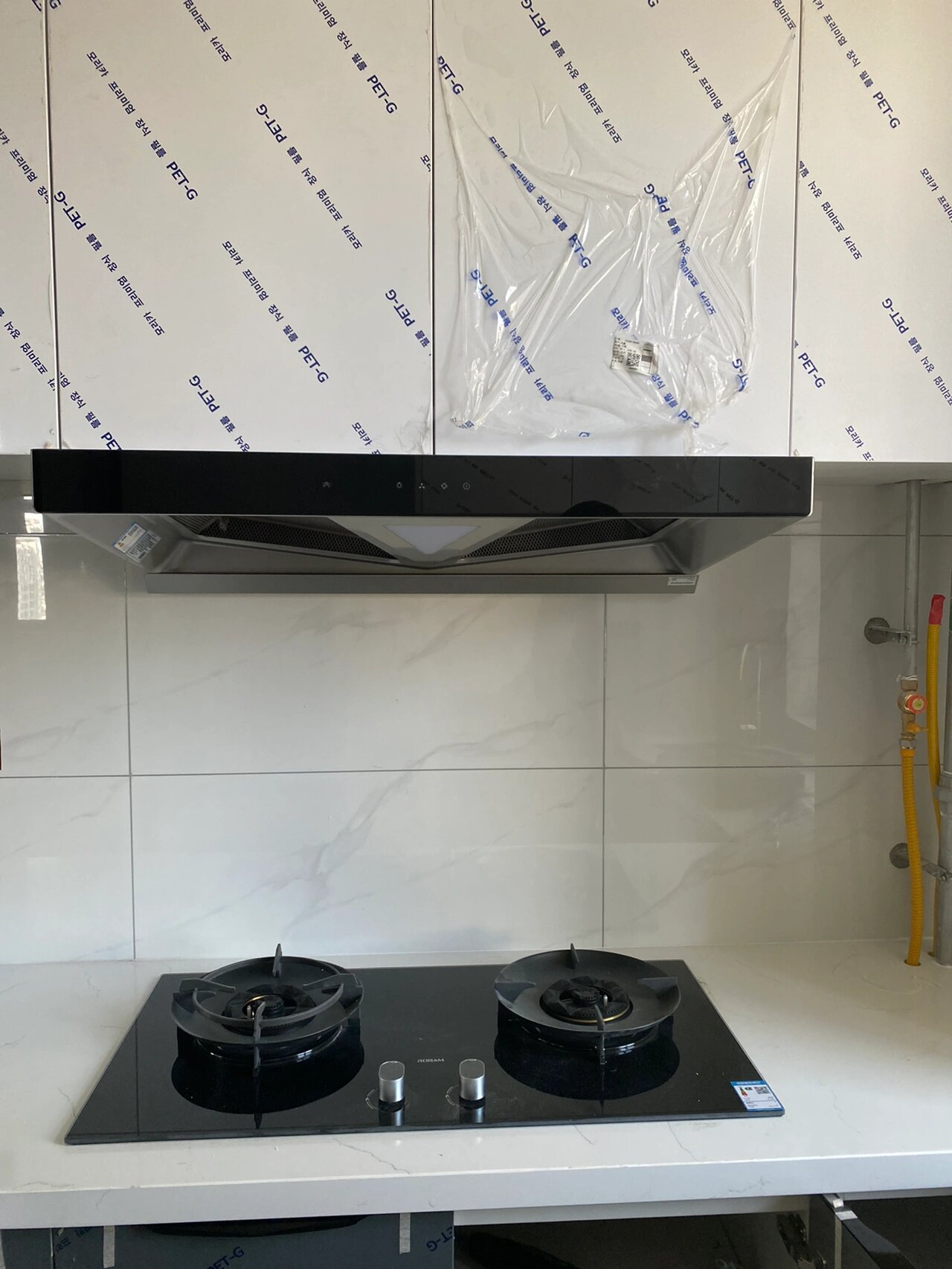 31老板8333s 9b312油烟机灶具安装 今天安装老板烟机灶具,8333s 9b312