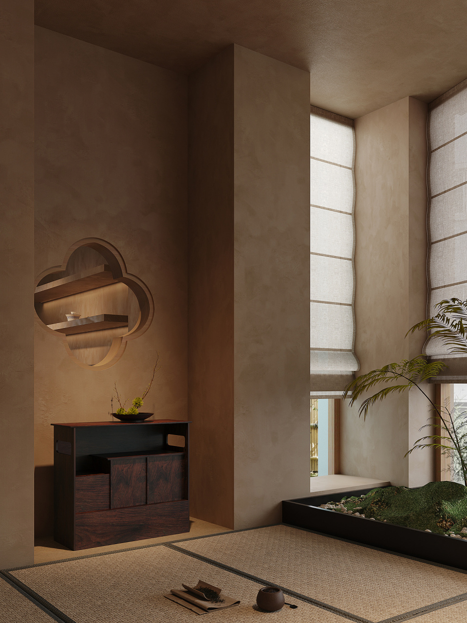 原创 | 侘寂风禅意茶室 无限古老的东西,同时又是无限新鲜的东西 诧寂