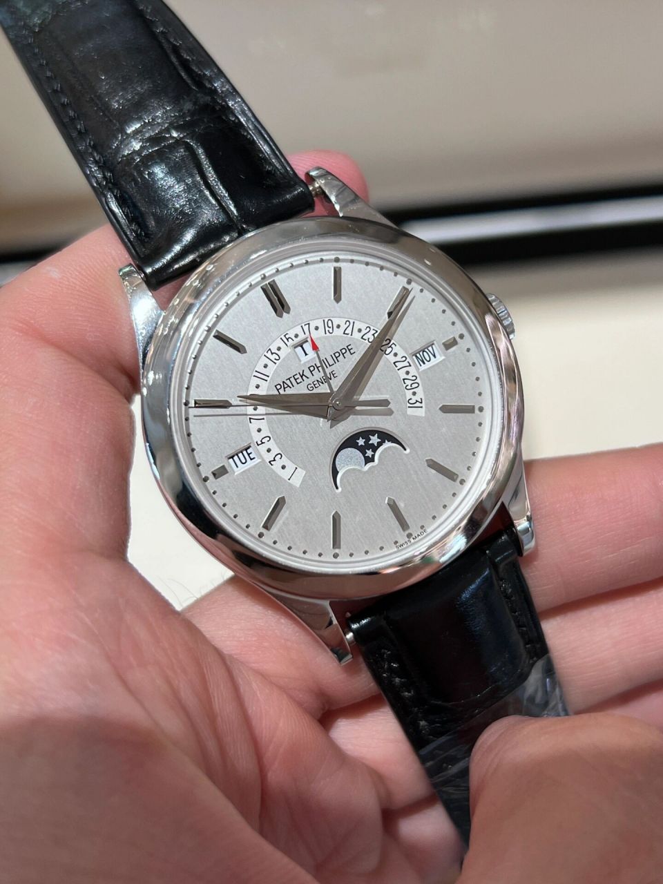 pp 百达翡丽 5496p 万年历77月相!