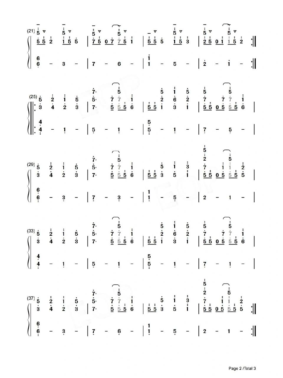 tis theme-undertale钢琴简谱 传说之下  超级好听超级好听 传说之下