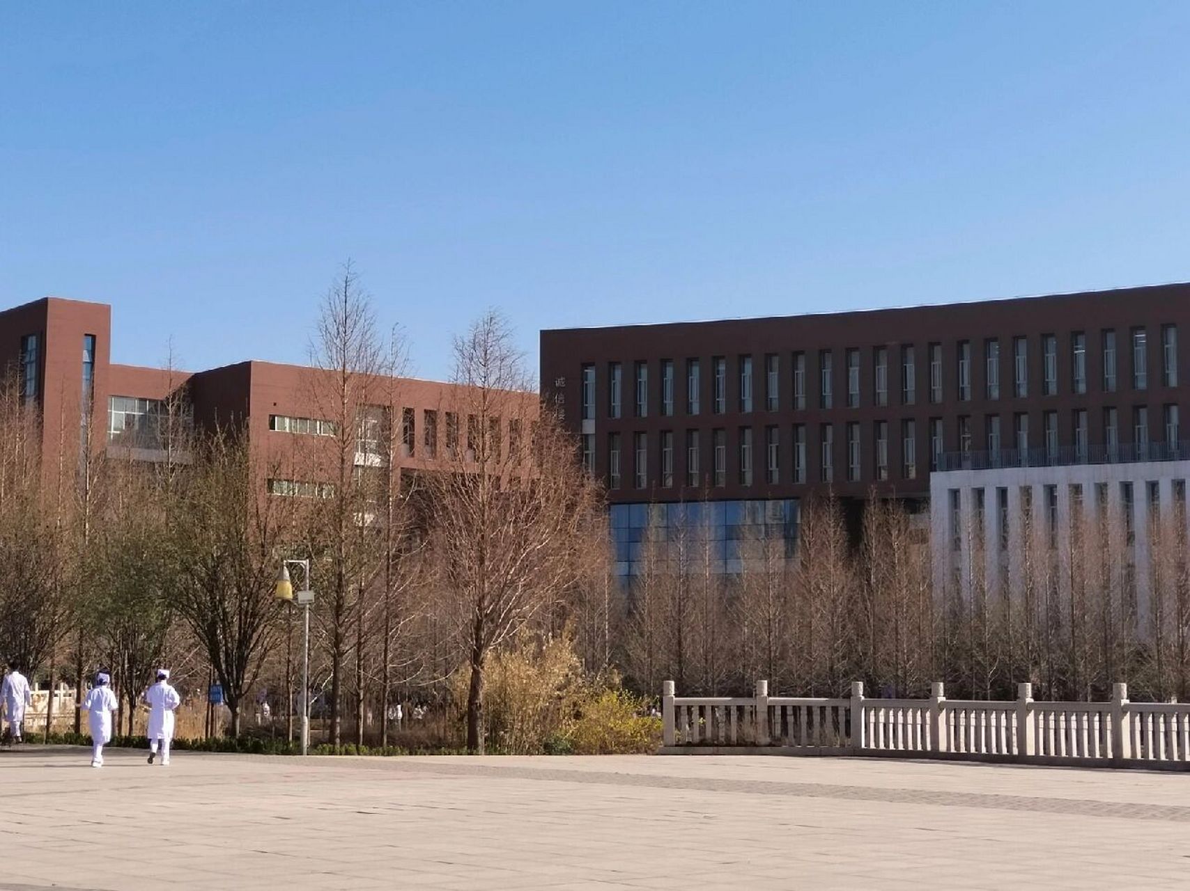 鹤壁职业技术学院 专业多多,教学楼多多.