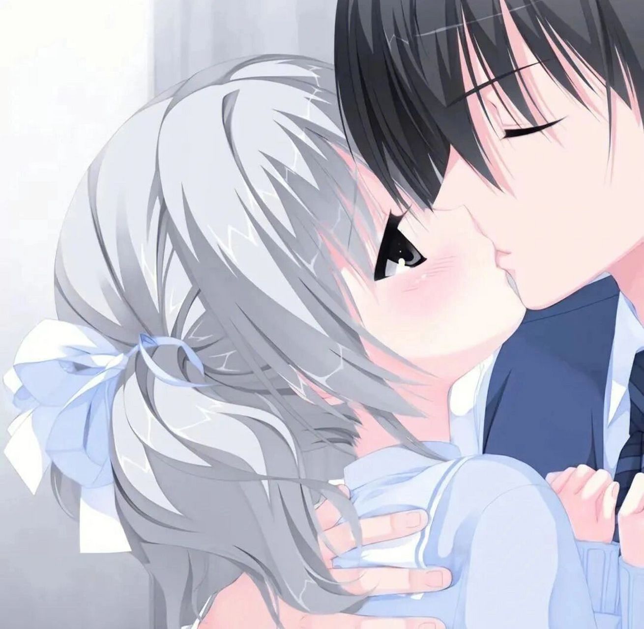 动漫情头︱亲起来甜甜的动漫情侣头像