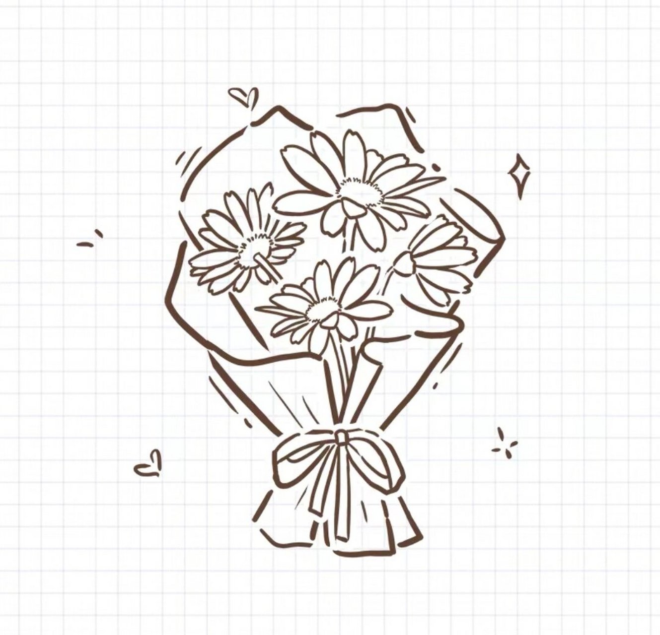 【简笔画花束贺卡】画一束鲜花,画一纸浪漫 