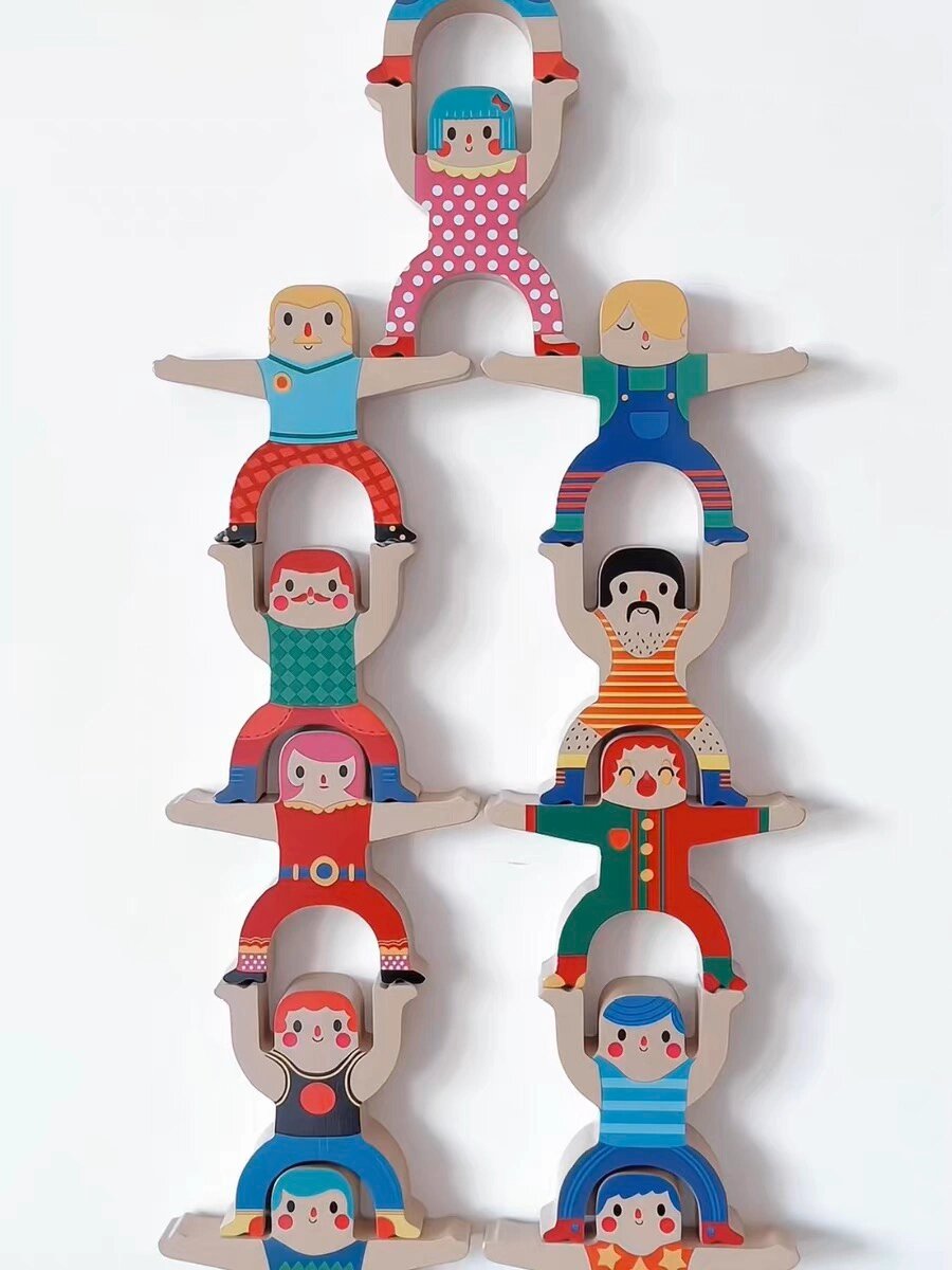 1000 种玩法美乐童年大力士叠叠乐平衡积木 1000 种玩法美乐童年