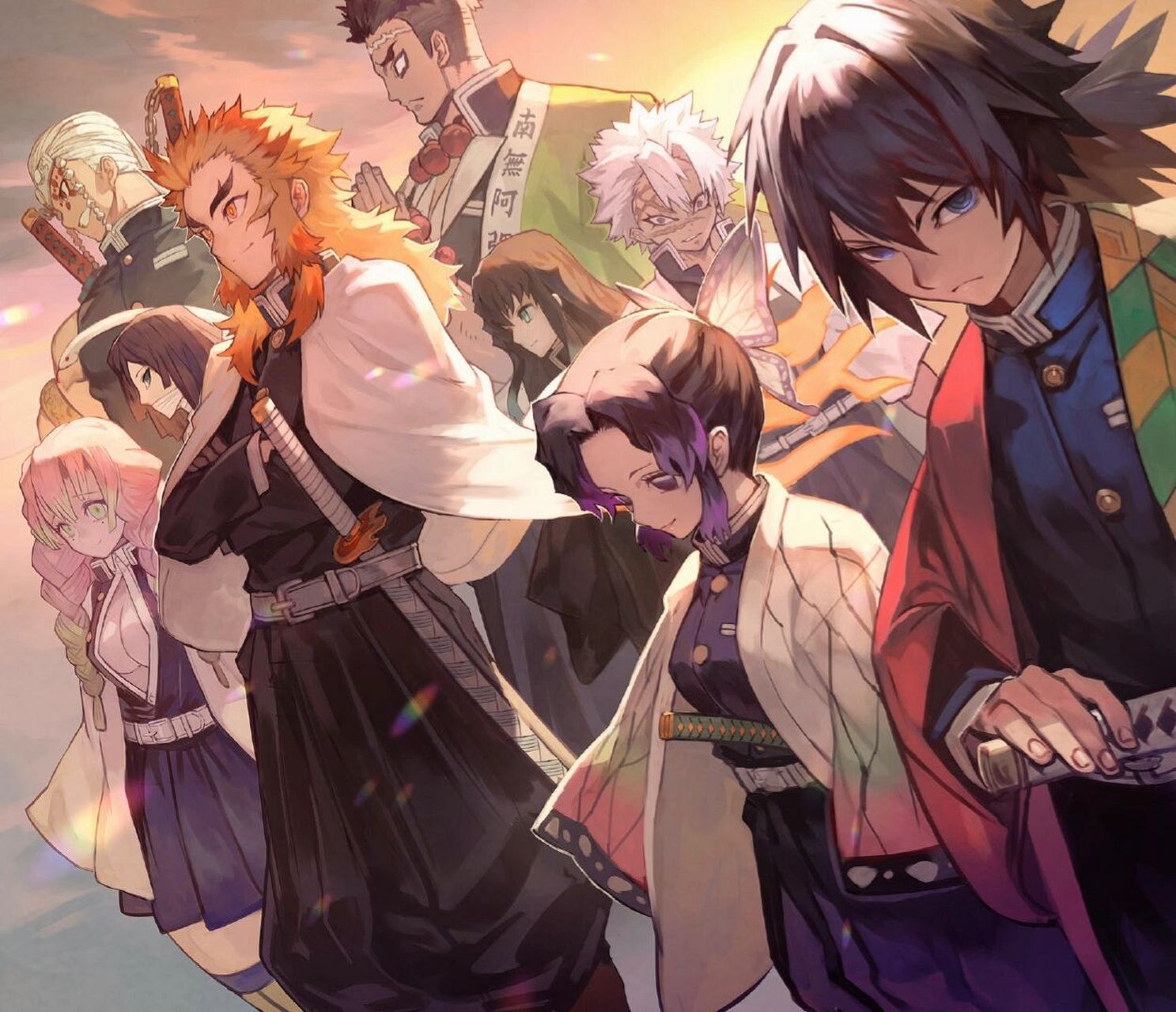 电脑壁纸 鬼灭之刃九柱图片,这些我都用过,当壁纸