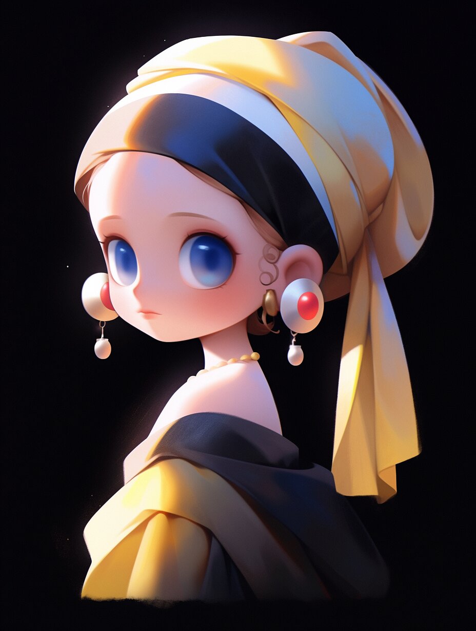 大师画|戴珍珠耳环的少女 《戴珍珠耳环的少女》(荷兰语:het meisje