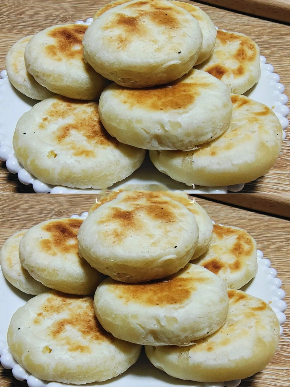 免烤箱免发酵不用炒馅75酥到掉渣的绿豆酥饼 这款绿豆酥饼简直是