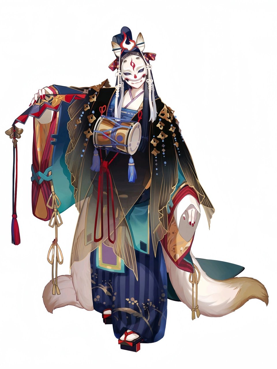 阴阳师玉藻前立绘