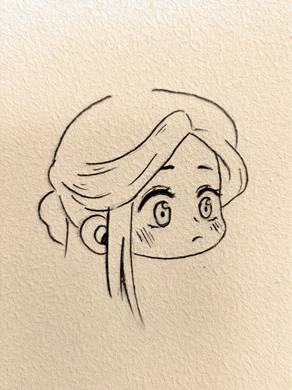 简笔画教程 我真的太太太喜欢怜怜了找了张网图,画师不清楚,看挺简单