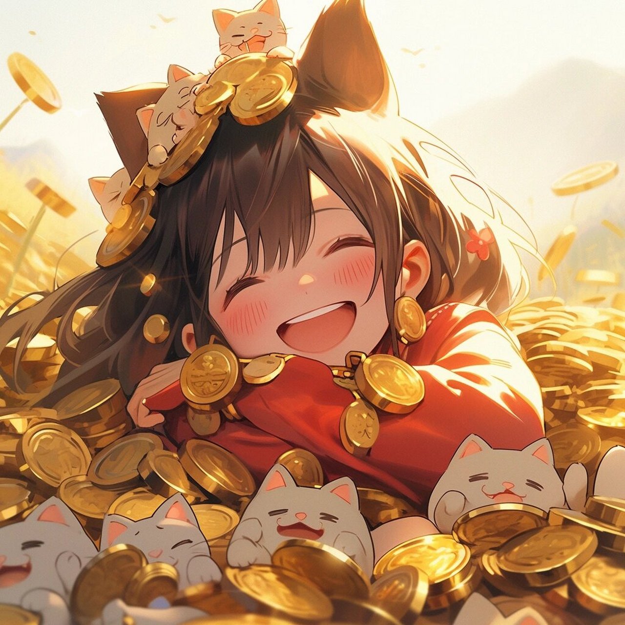 钱来钱来钱从四面八方来90|招财头像16 暴富头像2.0909090