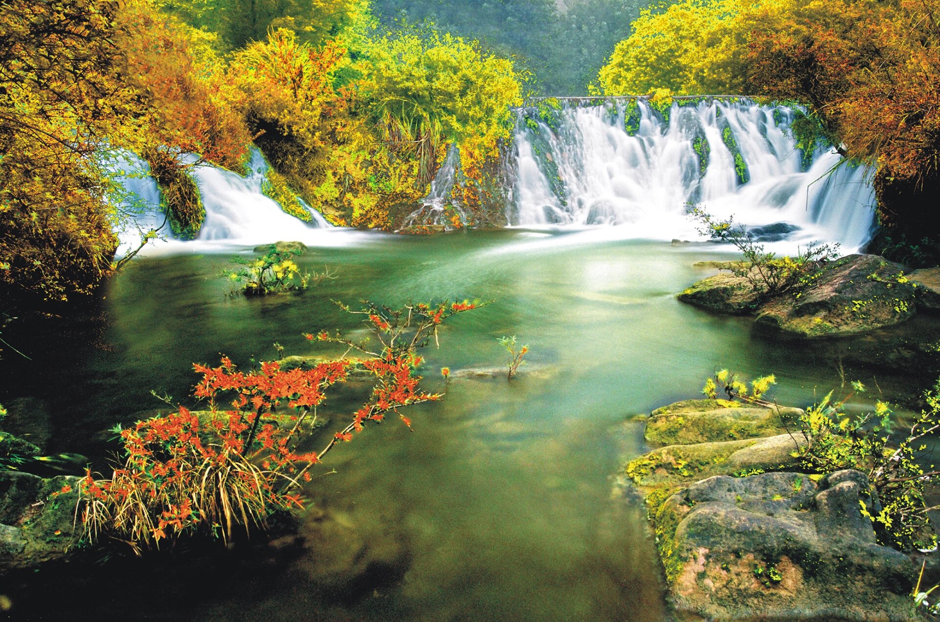 中秋国庆出游去哪儿玩 96绿林山风景区,位于湖北省荆门市京山县