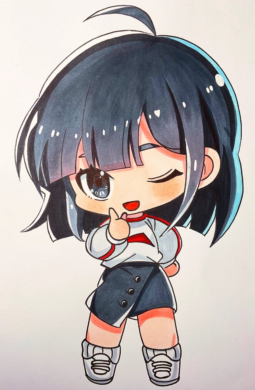 手绘1只乔苓,简单易学哦 时光代理人 我乔姐 动漫绘画过程图 绘画工具