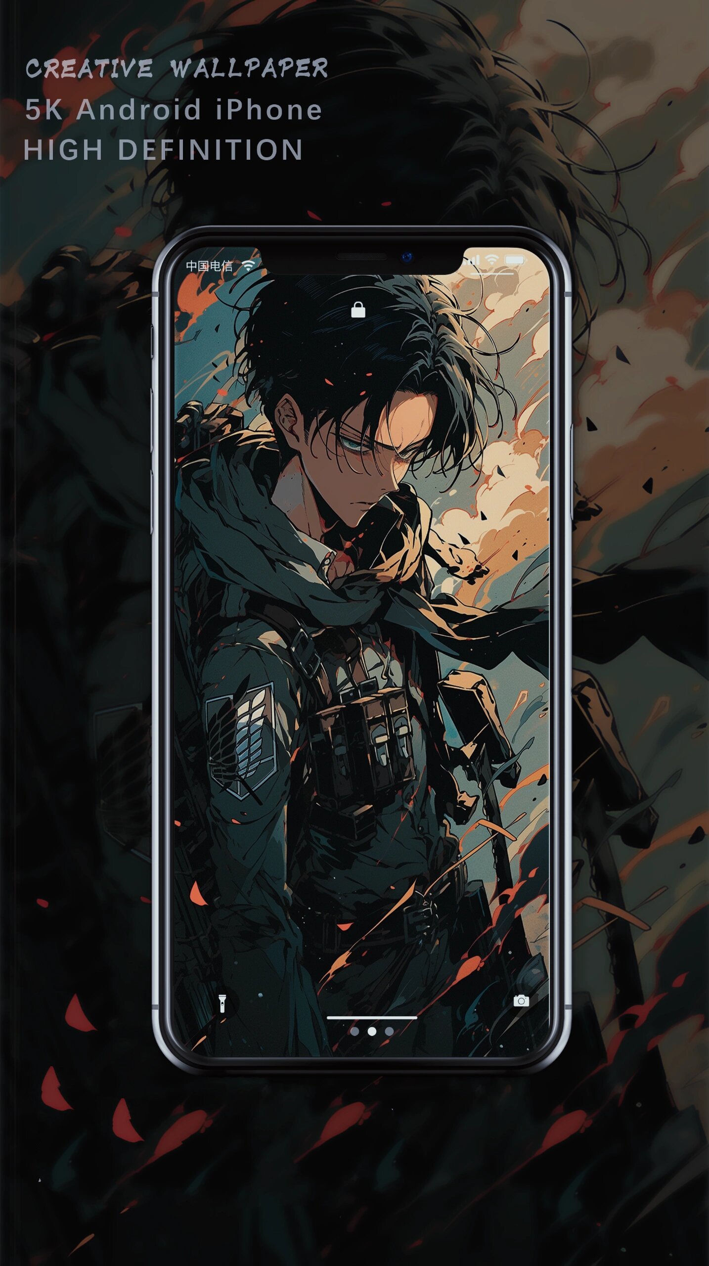 8k高清壁纸|动漫系列|进击的巨人·利威尔  兵长 利威尔·阿克曼 	 帅