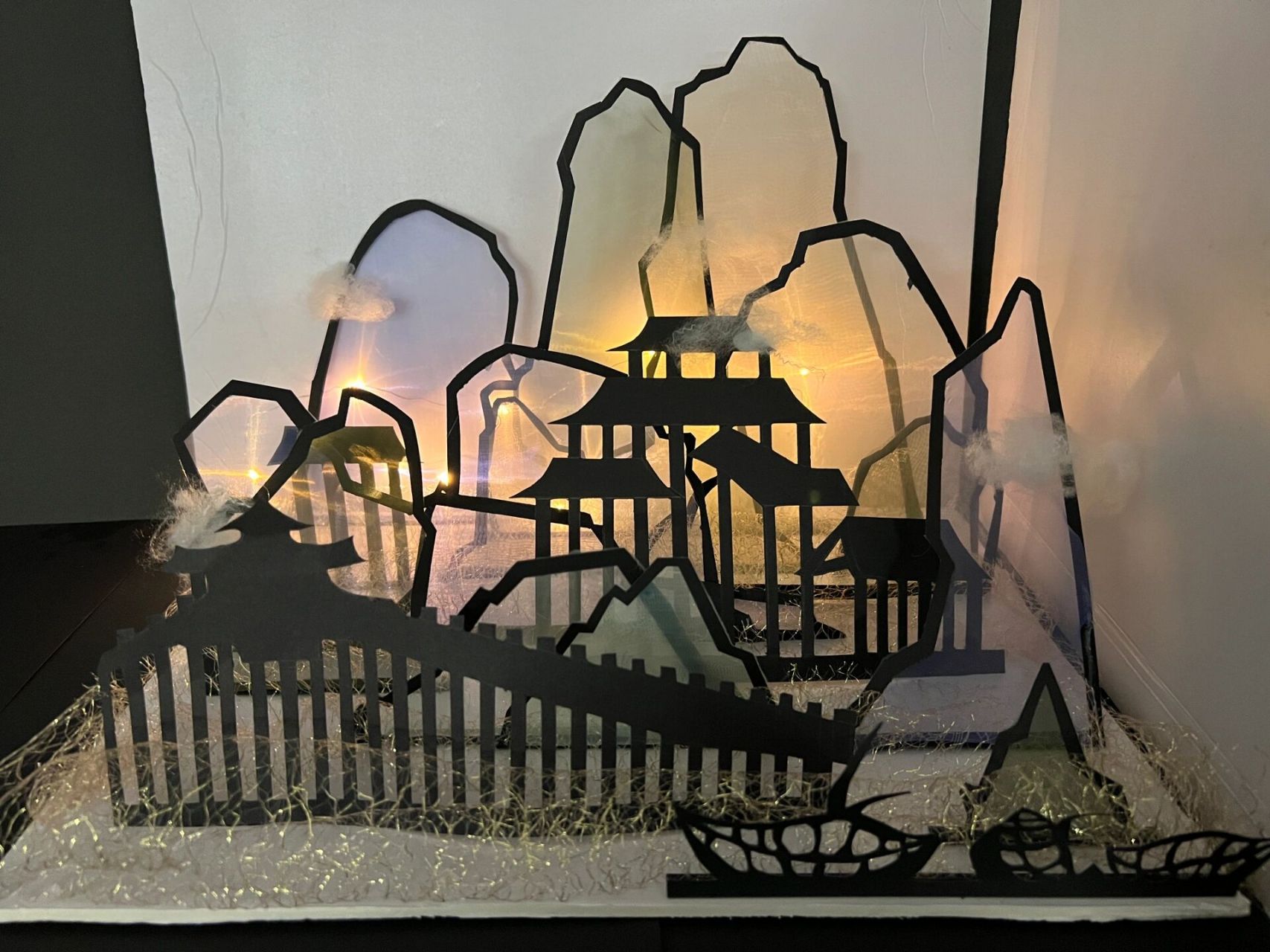 面的立体构成    copy别人的  有点山水画内味儿了