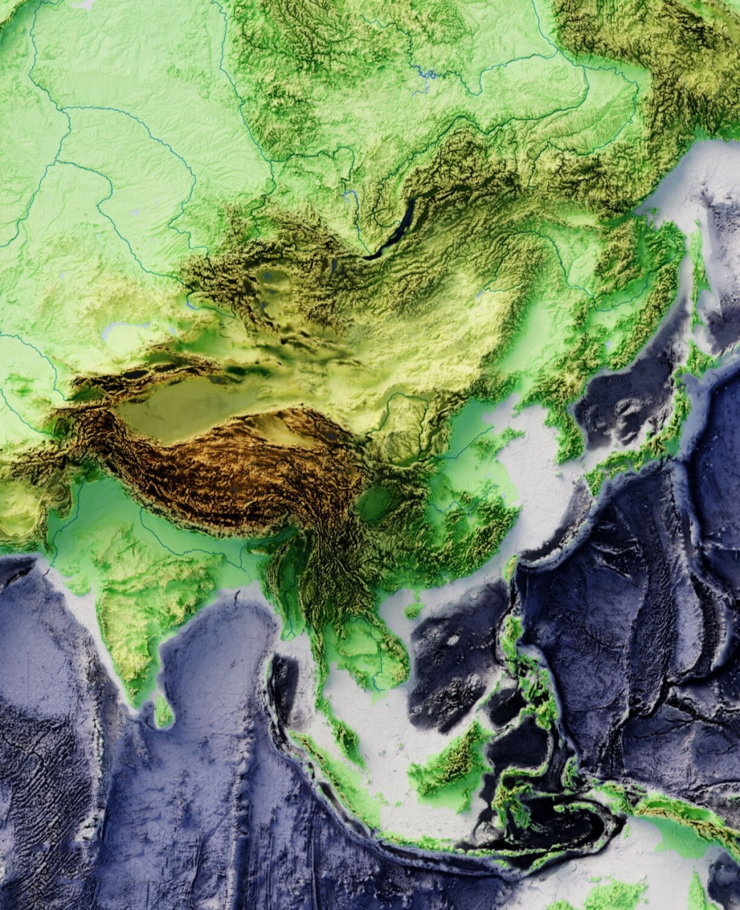 世界陆地和海洋地图高清壁纸 高清壁纸尺寸分别为: 平板尺寸 5224x