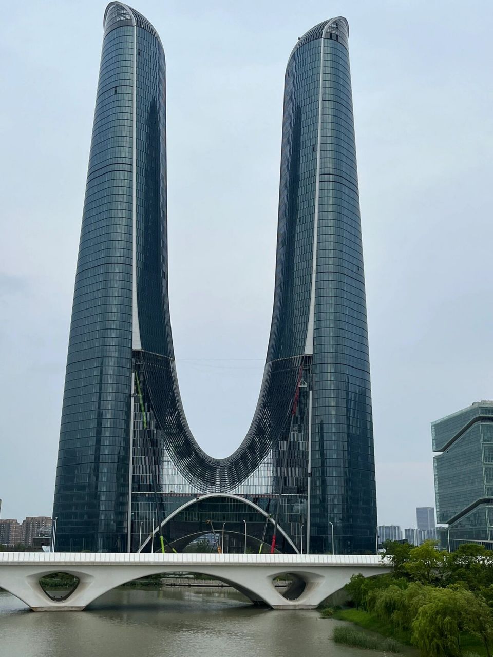 杭州之门 还在建设中的杭州之门 未来杭州的新地标