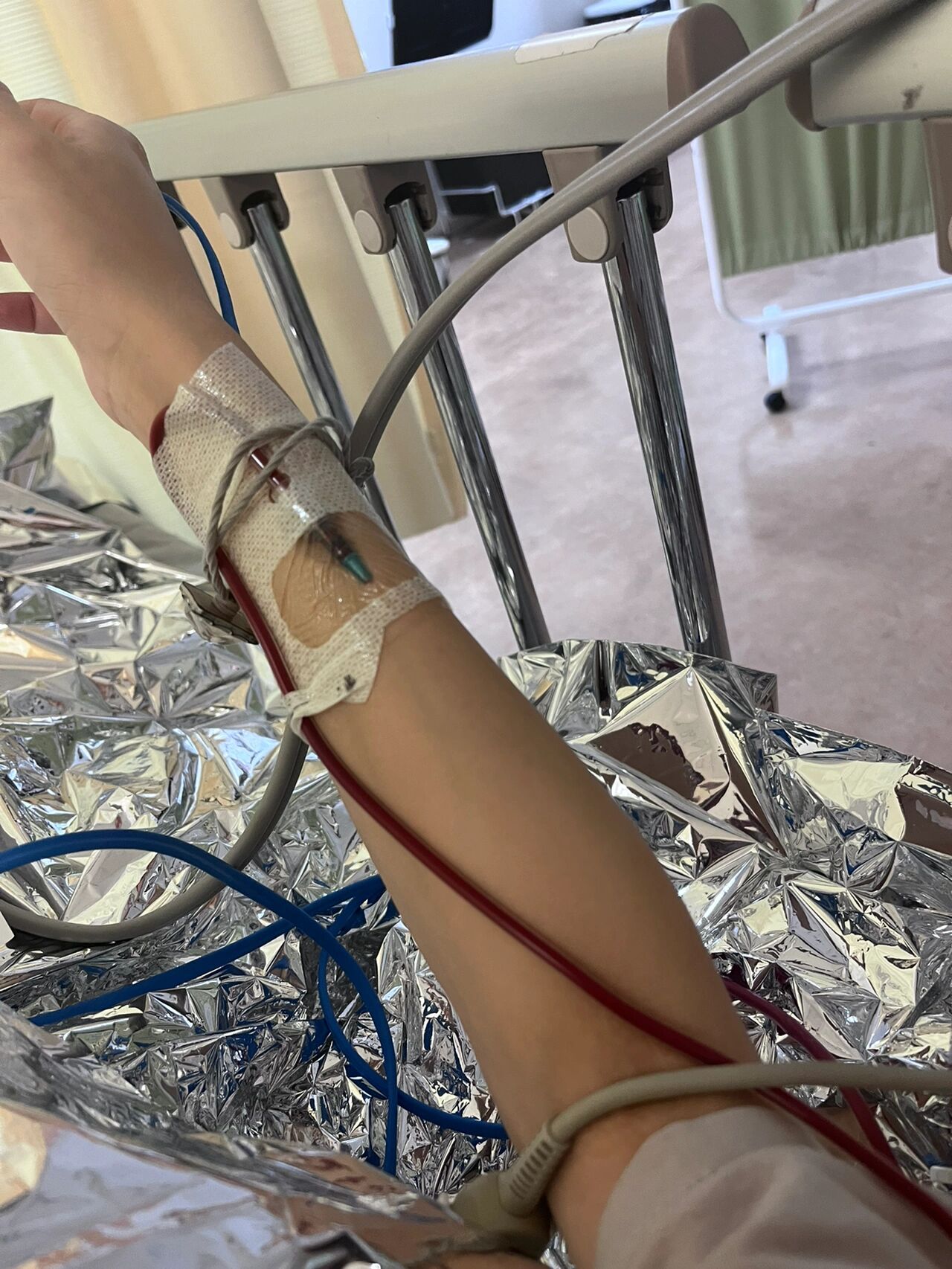 别人过中秋 我在医院输血