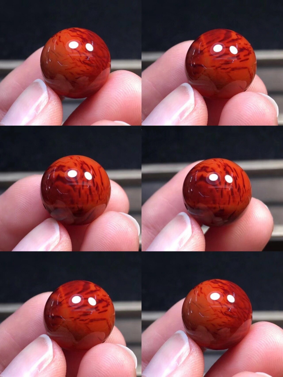 南红火焰纹单珠 缺配珠的宝子看过来了9399 73纹路非常漂亮的