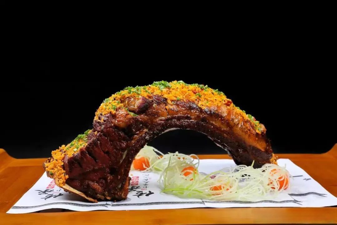 滁州过桥排骨过桥猪排长桥排的做法图片过桥排骨摆盘过桥大排金丝