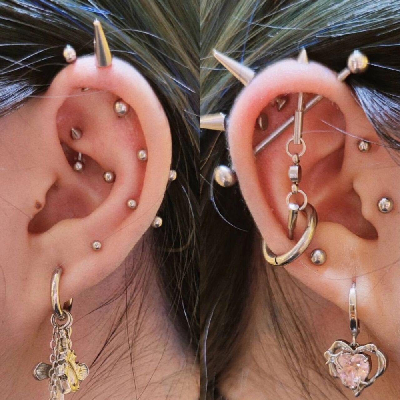 到上海的第一天:追加4个耳洞!凑齐20个洞啦～(外加一个舌钉