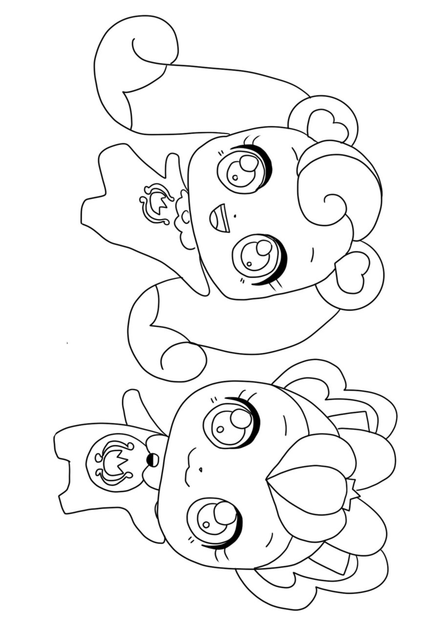 萌可线描素材/儿童填色素材