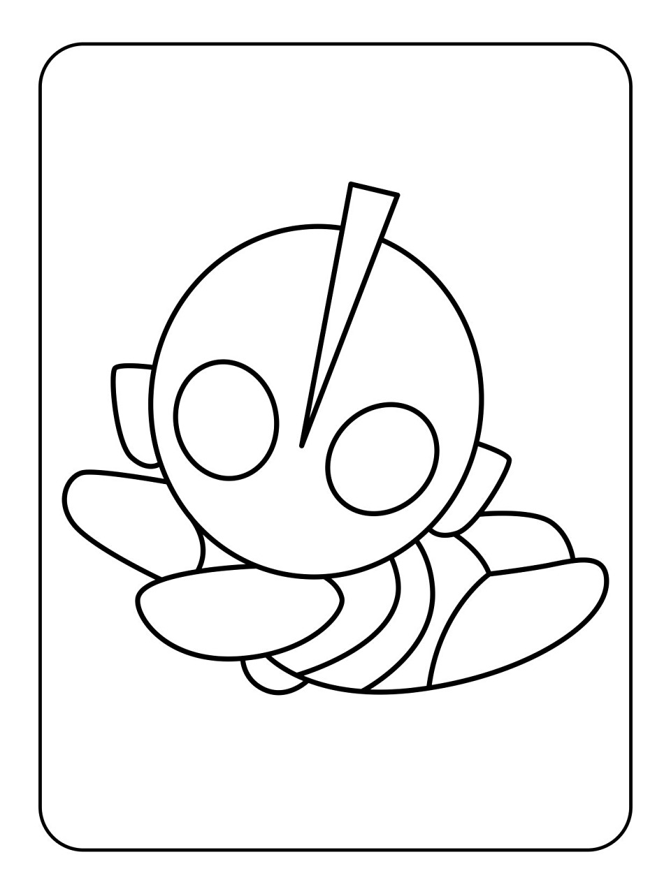 97卡通奥特曼涂色简笔画素材 | 全册120张75 96用涂色的方式