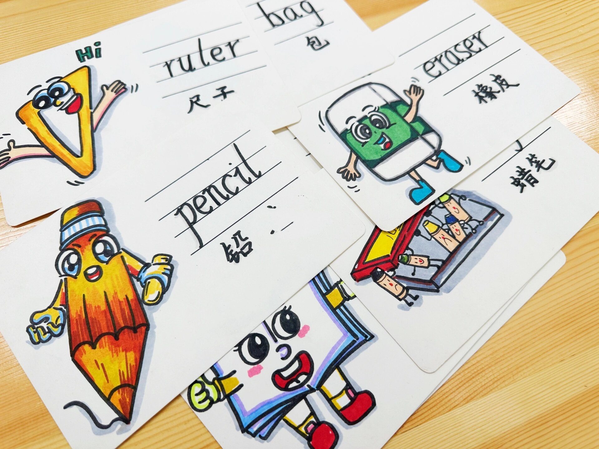 三年级上册英语单词绘画