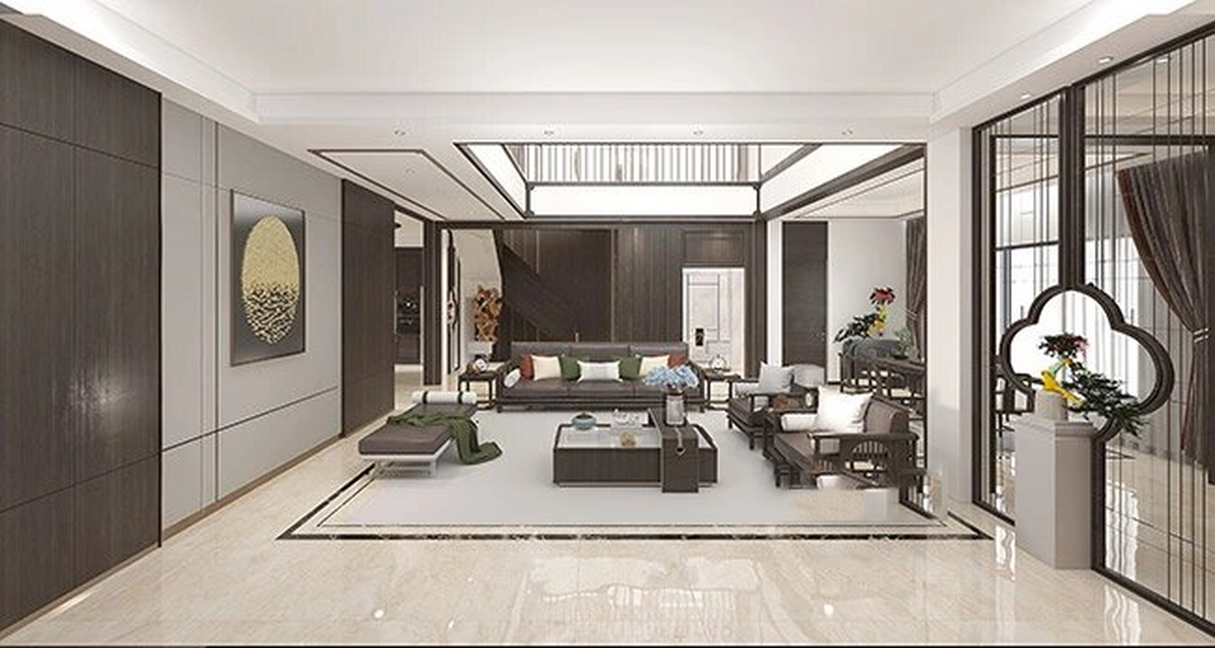 盘锦别墅装修 水晶别院中式320平 97盘锦方林别墅装修 水晶别院中式