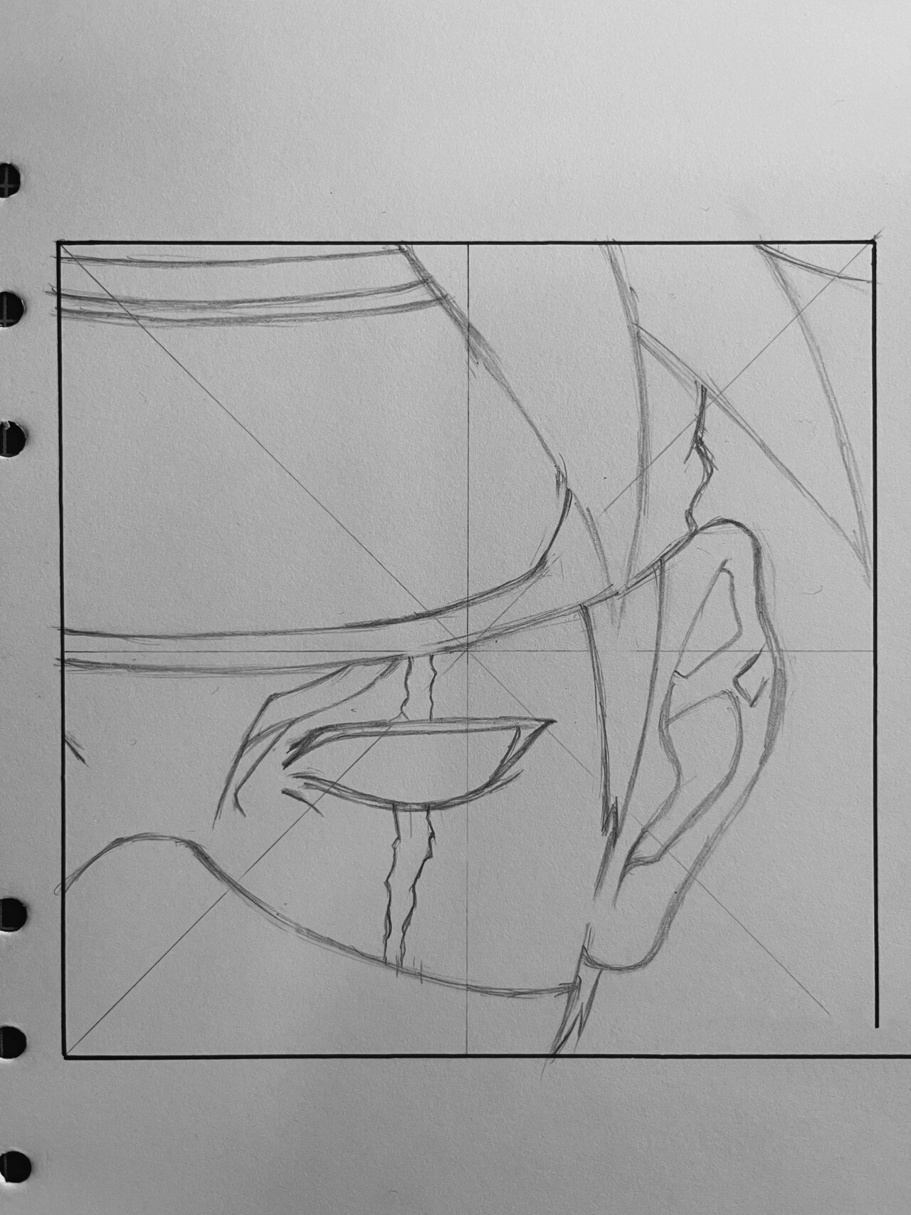 手绘|火影忍者·卡卡西 附线稿过程