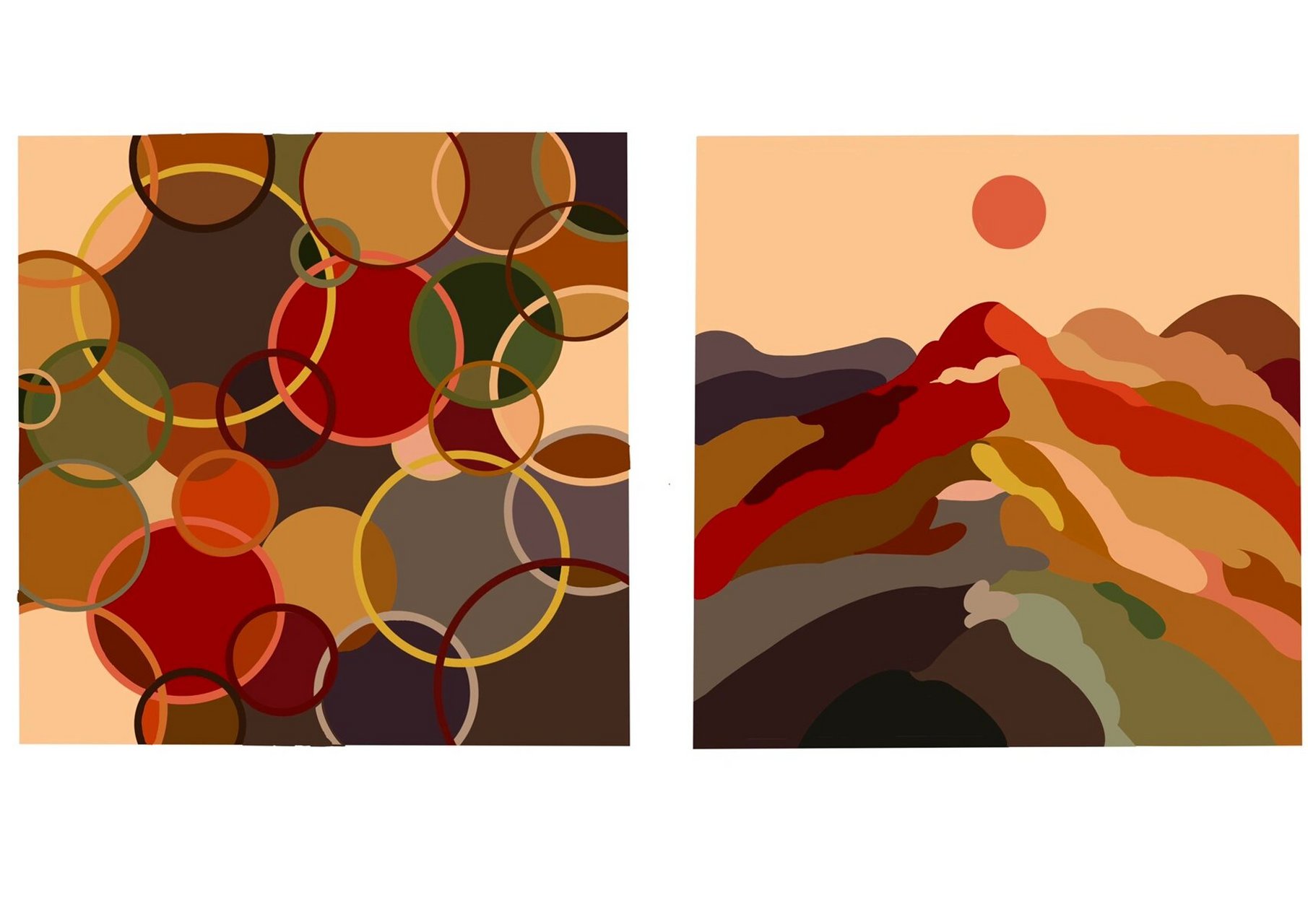 分享01一组色彩作业 色彩的重构和结构 98选择一张大师的作品