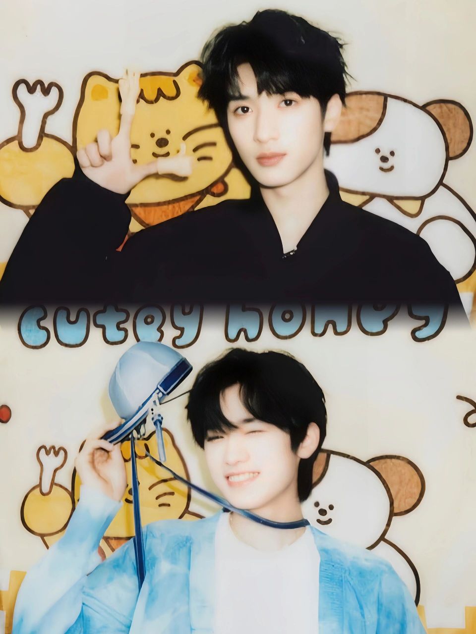 银闪|小熊和洋娃娃