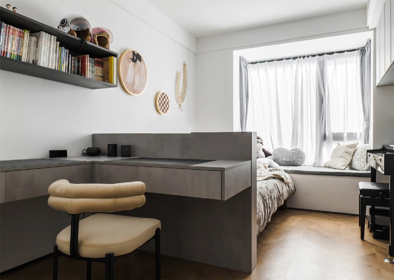 狭长型卧室终于有救了!3种布局方案详解78