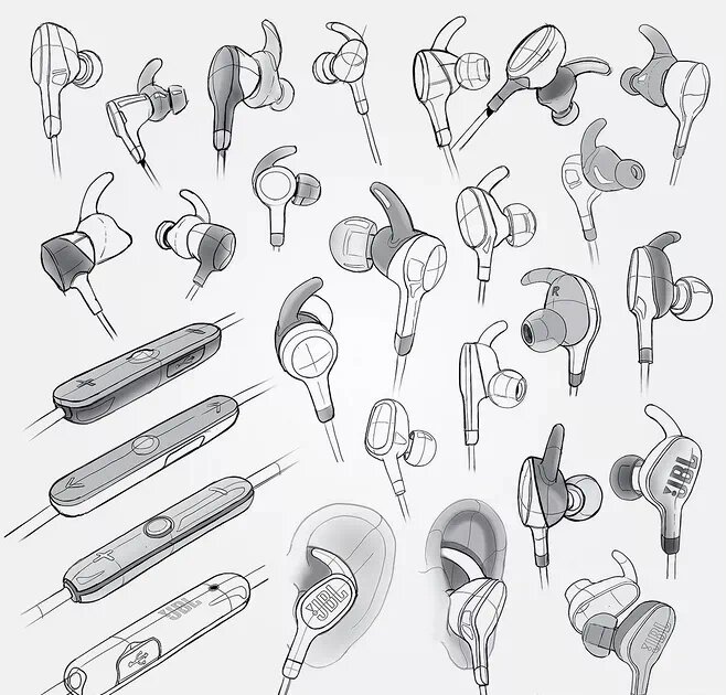 一波耳机手绘图来袭,拿去临摹!