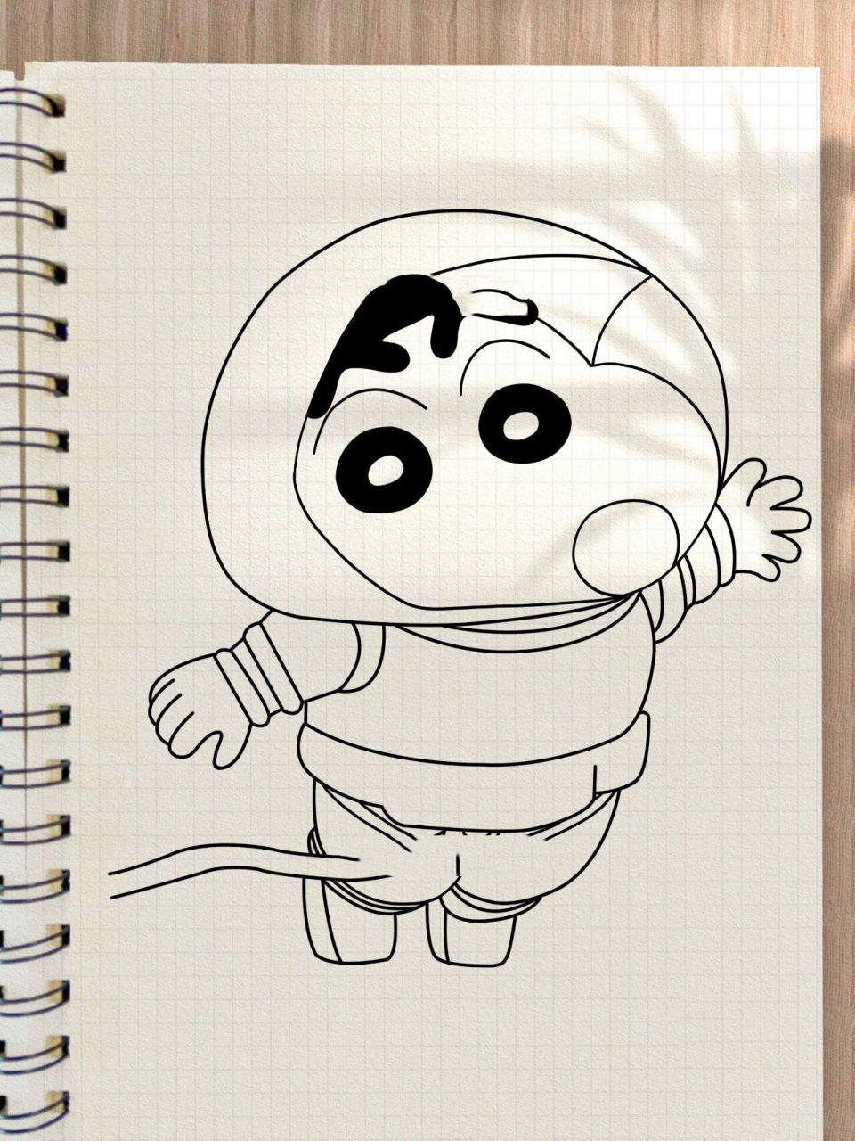 蜡笔小新简笔画教程 ★宇航员99996904小新来咯～ ★相信每个
