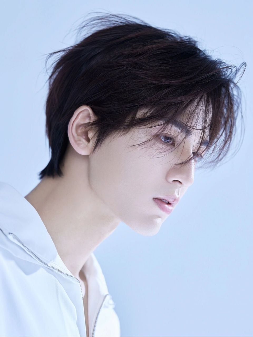 91作品|我为张凌赫拍摄的白衬衫宣传照 时隔三个