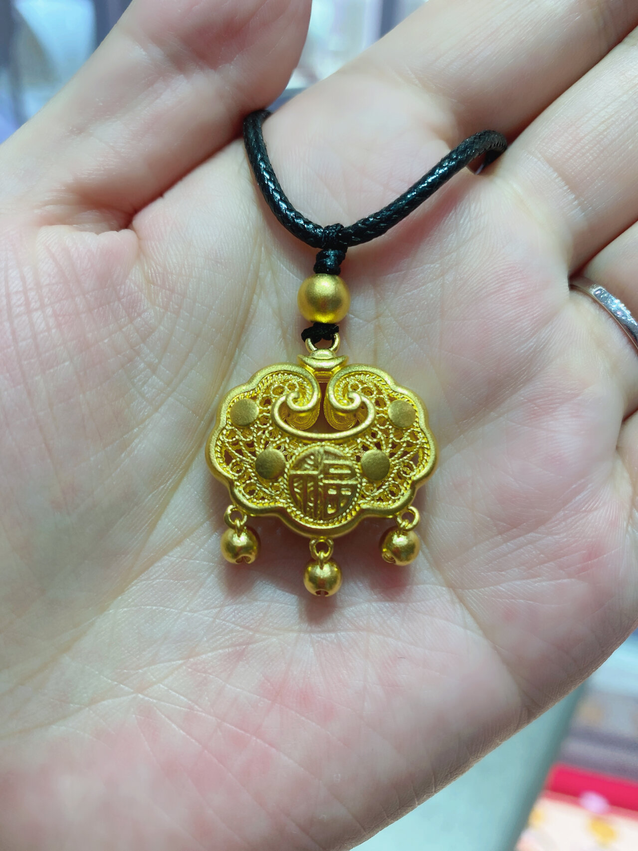 世纪缘珠宝～古法金锁