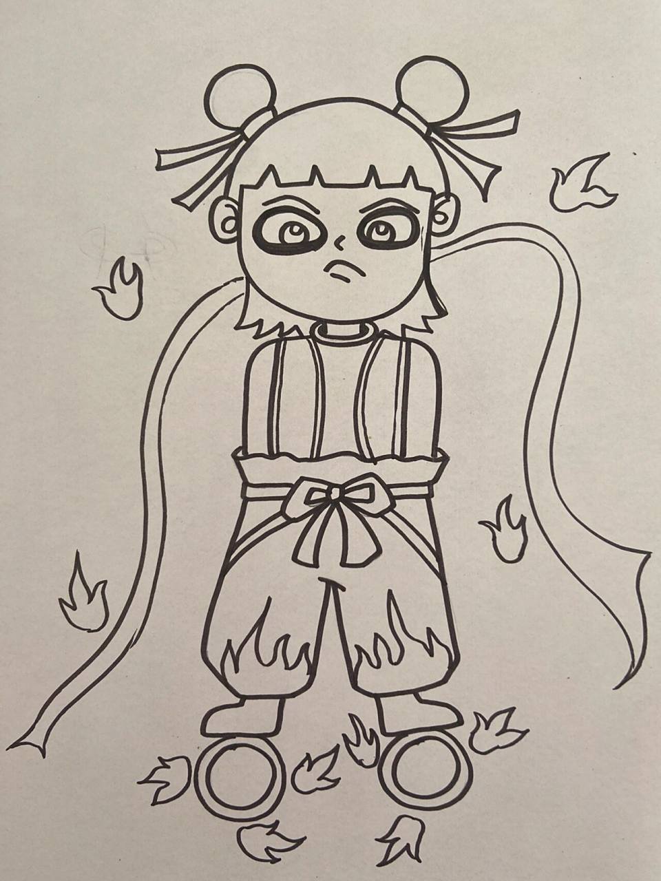 哪吒儿童画,简笔画 每个人心里都有一个属于自己的小哪吒形象