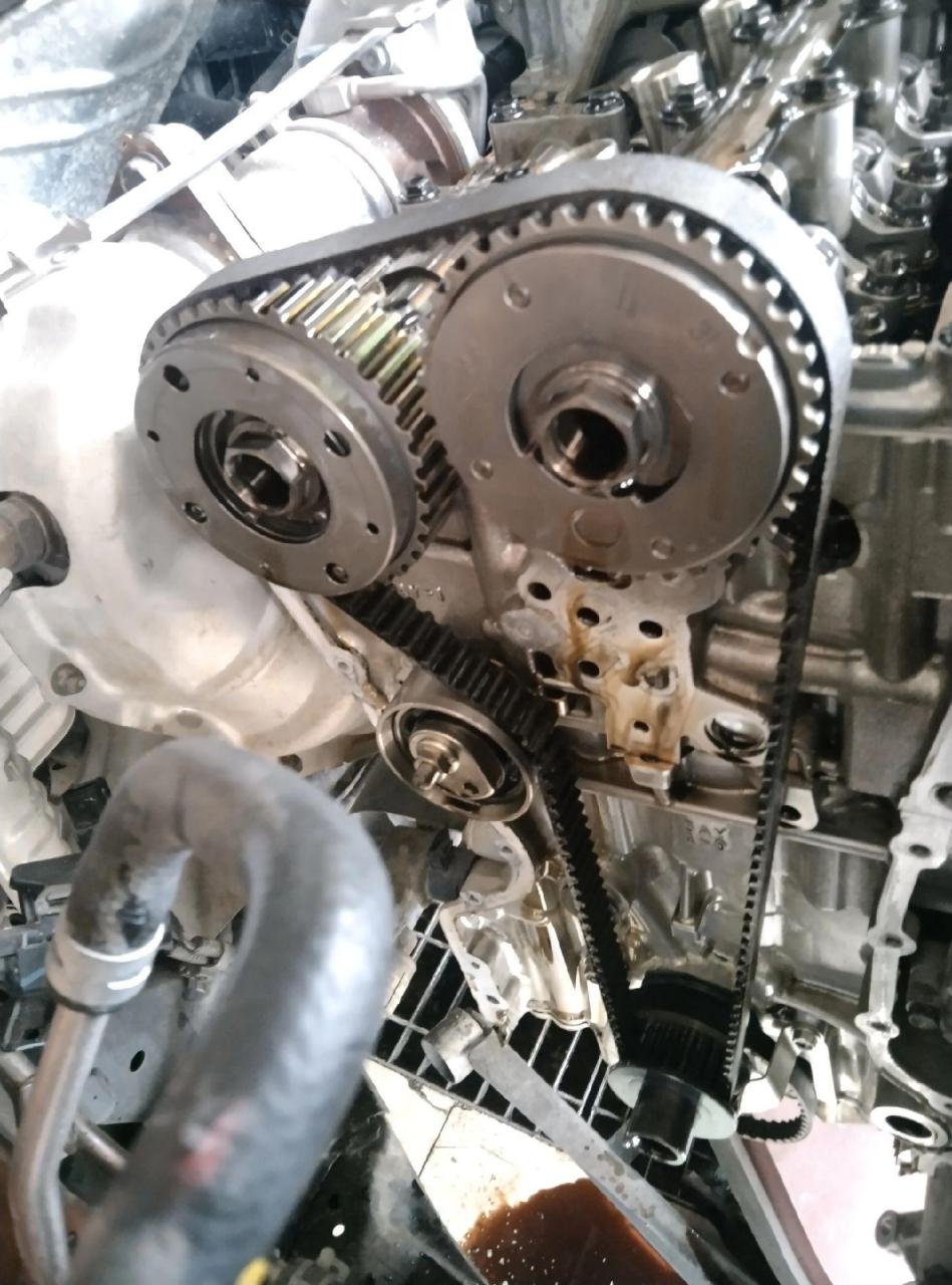 思域1.0t正时皮带通病起粉丝,堵塞,烧涡轮!搞起来加油78