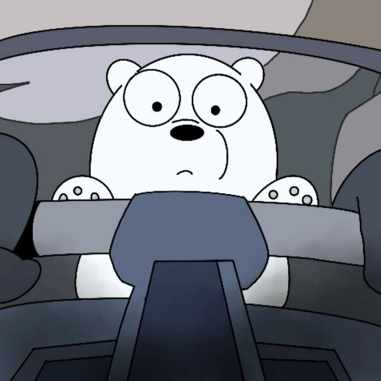 咱们裸熊头像 手绘 插画