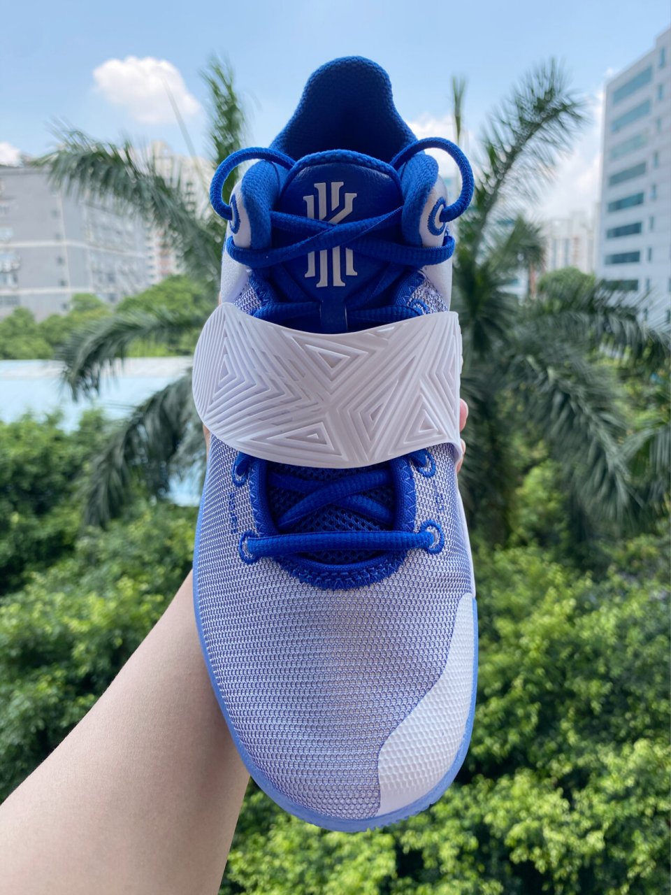 欧文flytrap第三代白蓝配色99 满满都是夏天的味道~ 开箱即爱了